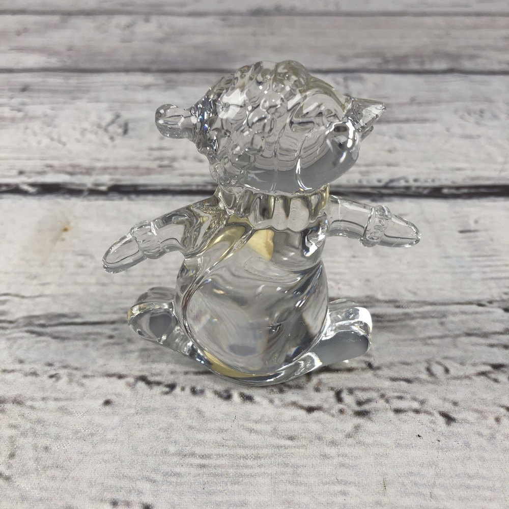 Vintage  Princess House 24% Lead Crystal Penguin Figurine Germany NIB #821